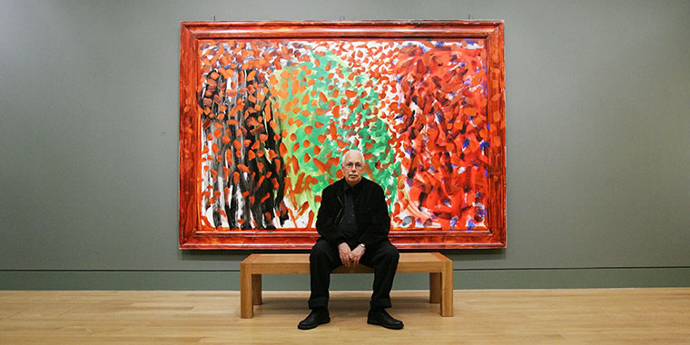 ENGLAND. Cambridge. Fitzwilliam Museum. Howard Hodgkin. Autumn. 2007